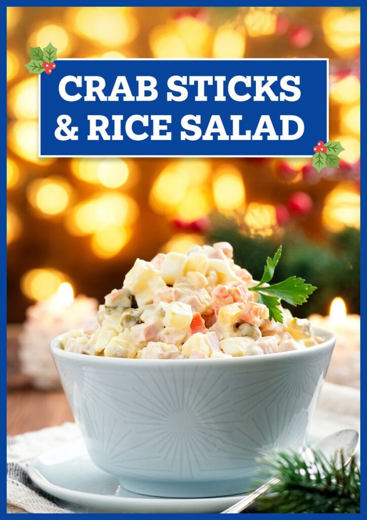 Eastern-European Crab and Rice salad 