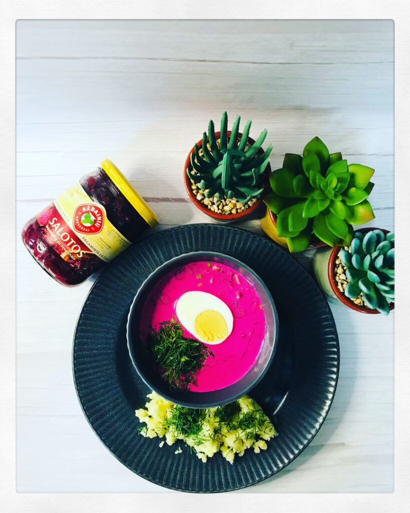 cold beetroot soup recipe image