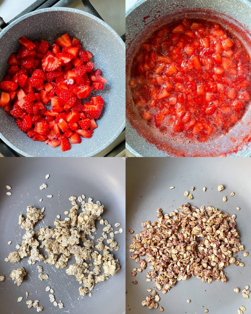 strawberry and flax seed pudding ingredients 
