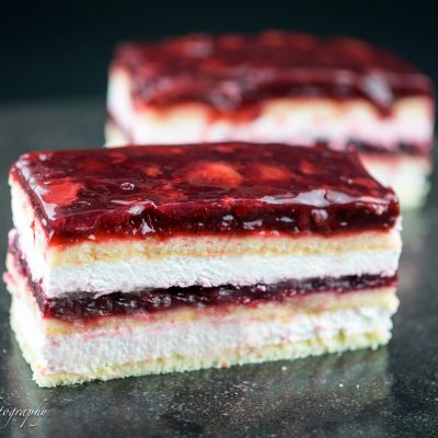 amber bakery cherry slab cake 