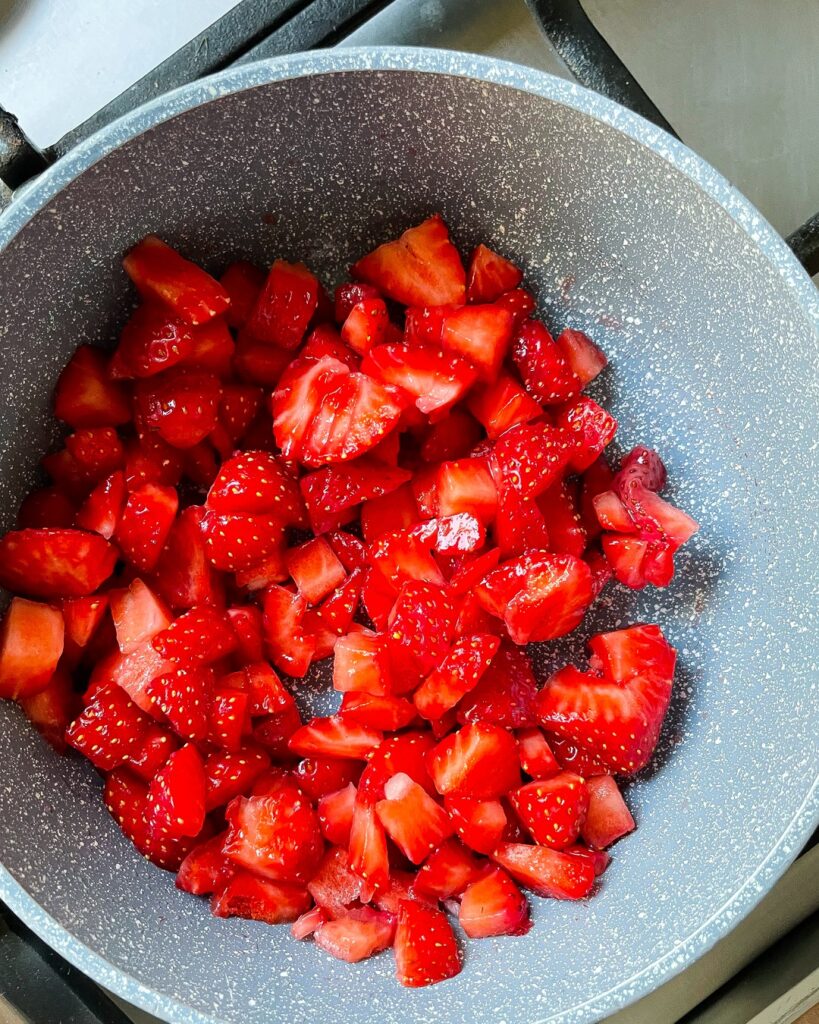 finely chopped strawberries 